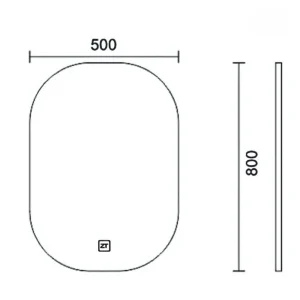 Gương đèn Led cảm ứng phòng tắm ZT-LE904