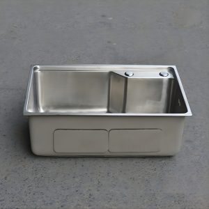 Chậu rửa bát inox 1 hố Zento HD6043-304GM lắp đặt âm bàn bếp