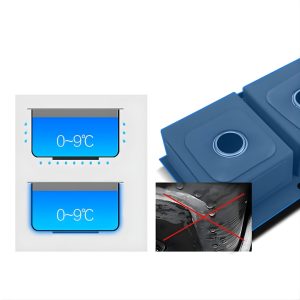 Chậu rửa bát 2 hố inox có hộp rác HD10048-201HPT cao cấp