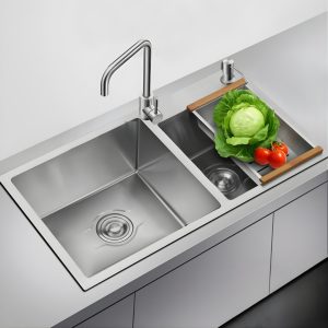 Hình ảnh chậu rửa chén 2 hố Zenkin ZK8045-201