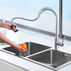 Chậu rửa bát 2 hố Zenkin ZK8045-201 dễ vệ sinh