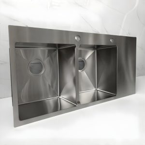 Thiết kế chậu rửa chén bát inox 304 hai hố cân tiện nghi