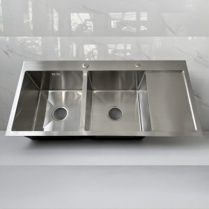 Chậu Rửa Chén, Inox 2 Hố Cân HD10048-201Q