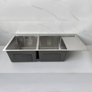 Chậu Rửa Chén, Inox 2 Hố Cân HD10048-201Q