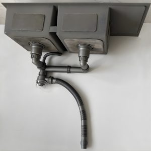 Chậu Rửa Chén, Inox 2 Hố Cân HD10048-201Q