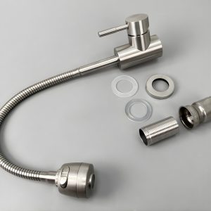 Vòi rửa chén bật nóng lạnh thân mềm sus2405 đẹp sang trọng