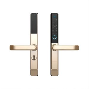 Khóa vân tay cửa nhôm kính Giovani GSL-582G màu vàngKhóa vân tay cửa nhôm kính Giovani GSL-582G màu vàng tiện nghi