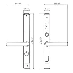 Khóa vân tay cửa nhôm kính Giovani GSL-582G màu vàngKhóa vân tay cửa nhôm kính Giovani GSL-582G màu vàng hiện đại