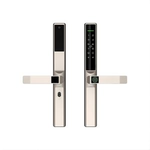 Khóa vân tay Giovani GSL-586G màu vàng lắp cho cửa nhôm kính