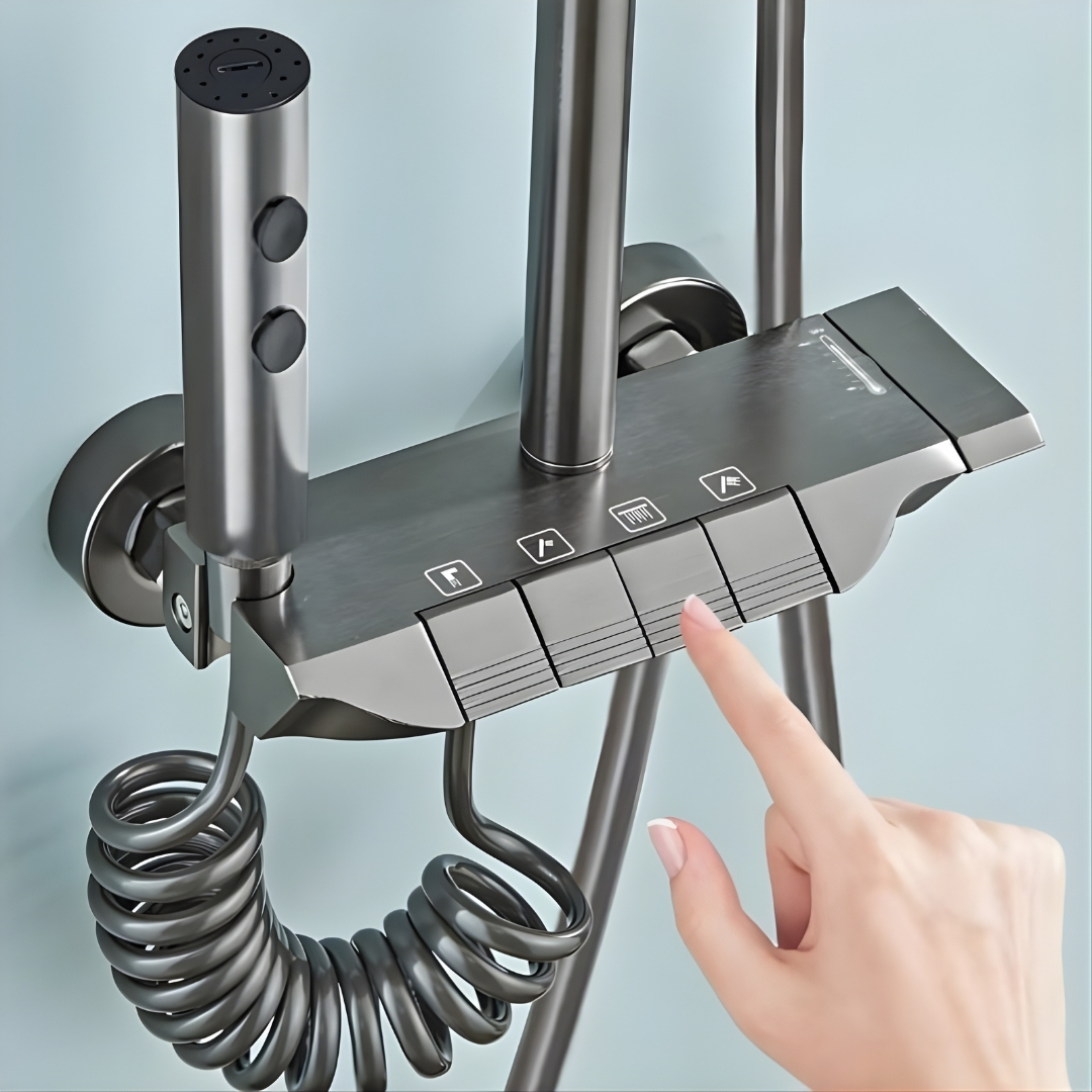 Hình ảnh bộ sen cây nóng lạnh 4in1 sang trọng cho phòng tắm