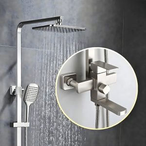 Bộ sen nóng lạnh inox 544 thiết kế hiện đại, bền đẹp