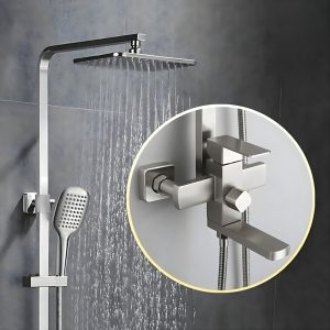 Bộ sen tắm nóng lạnh inox 544 sang trọng cho phòng tắm