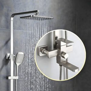 Bộ sen tắm inox 544 nóng lạnh tiện nghi cho gia đình