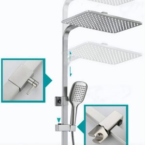 Bộ sen nóng lạnh inox 544 dễ dàng lắp đặt và sử dụng