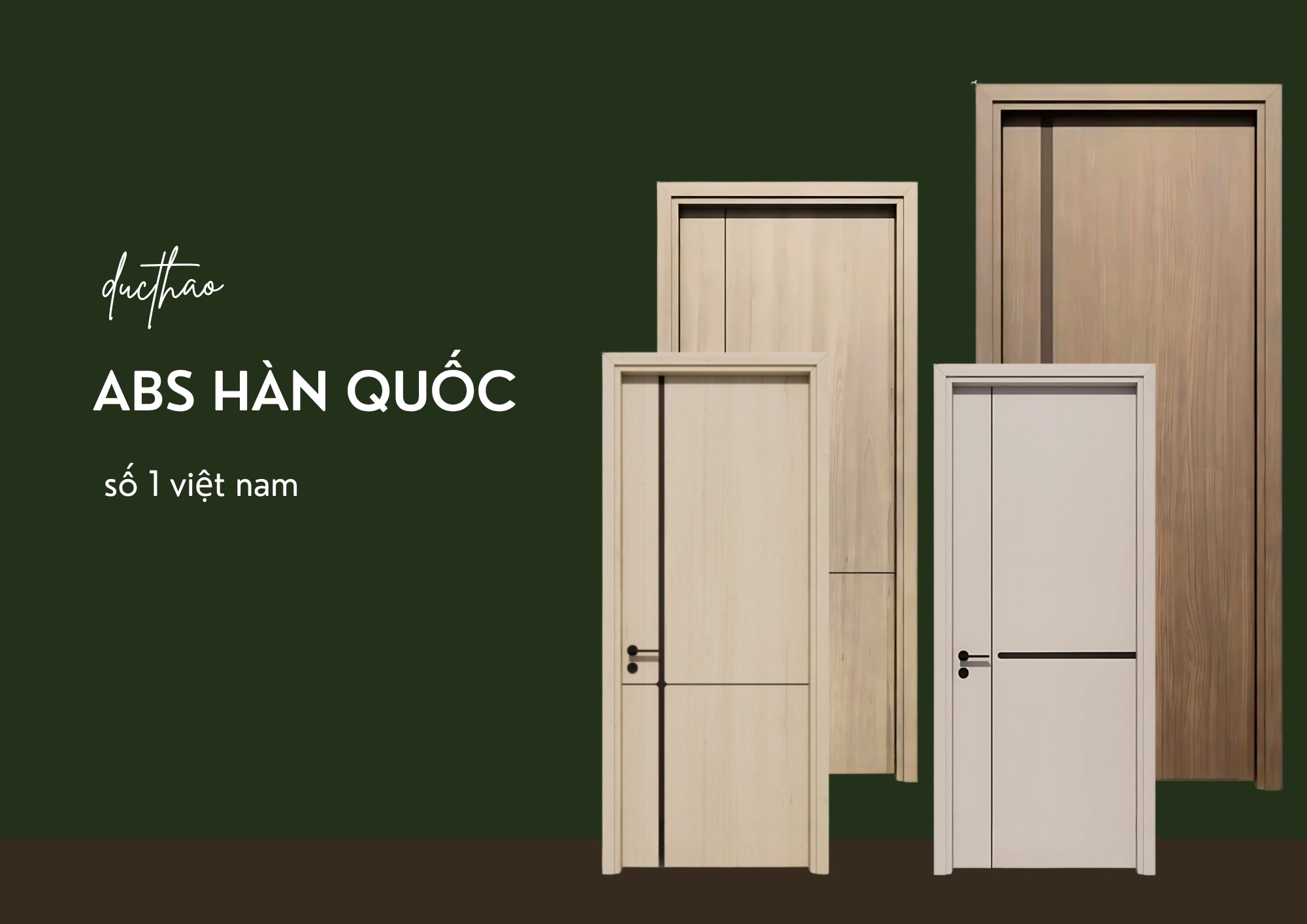 Cửa ABS Hàn Quốc nhãn hiệu chất lượng số 1 Việt Nam