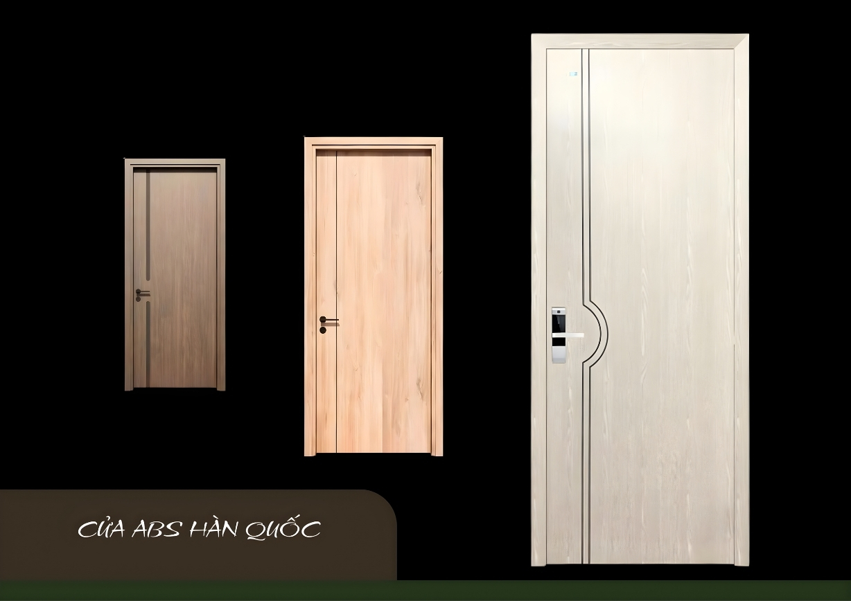 Mẫu cửa ABS Hàn Quốc 324 bền đẹp, chống ẩm tốt