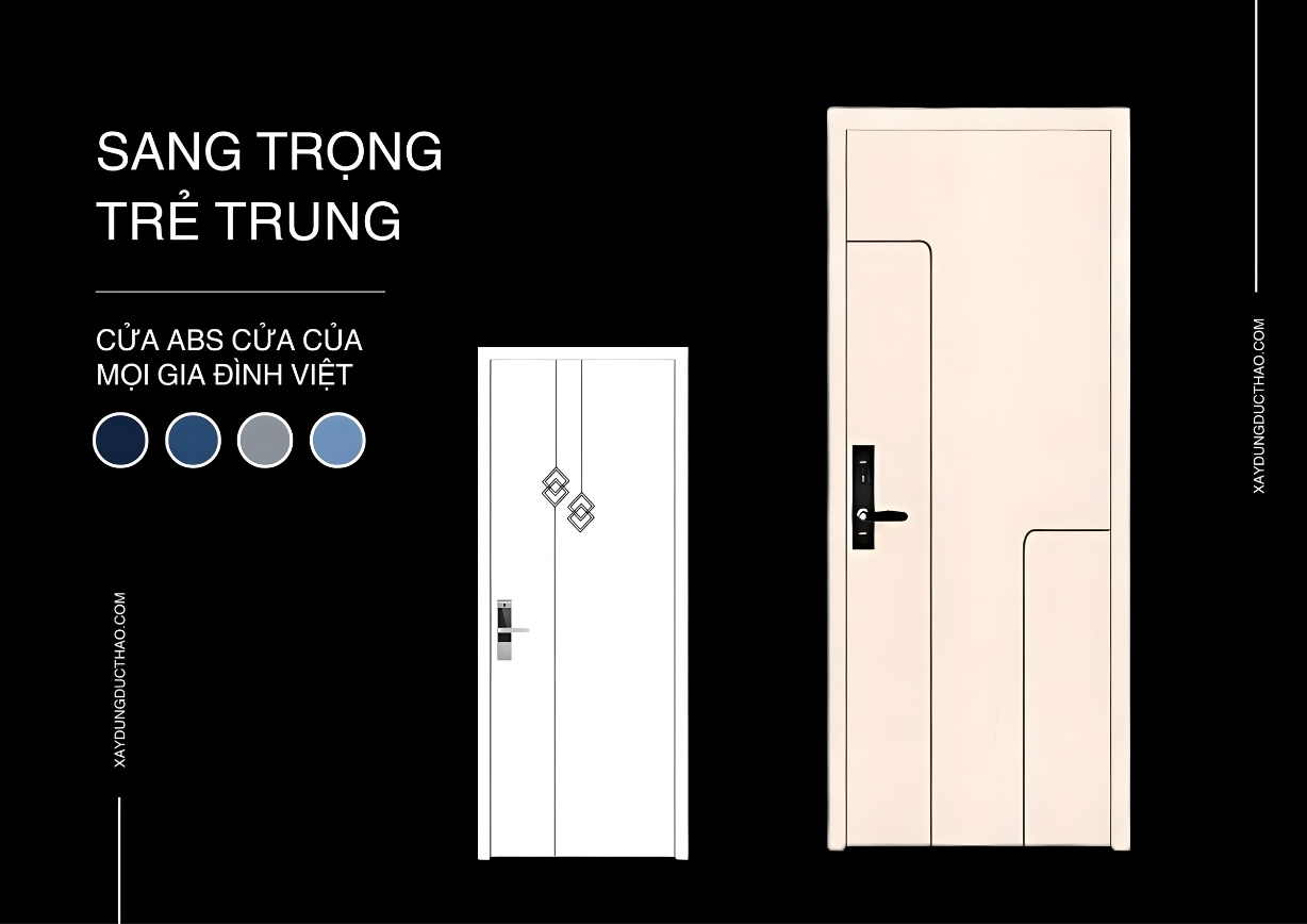 Hình ảnh cửa ABS Hàn Quốc 324 lắp đặt thực tế