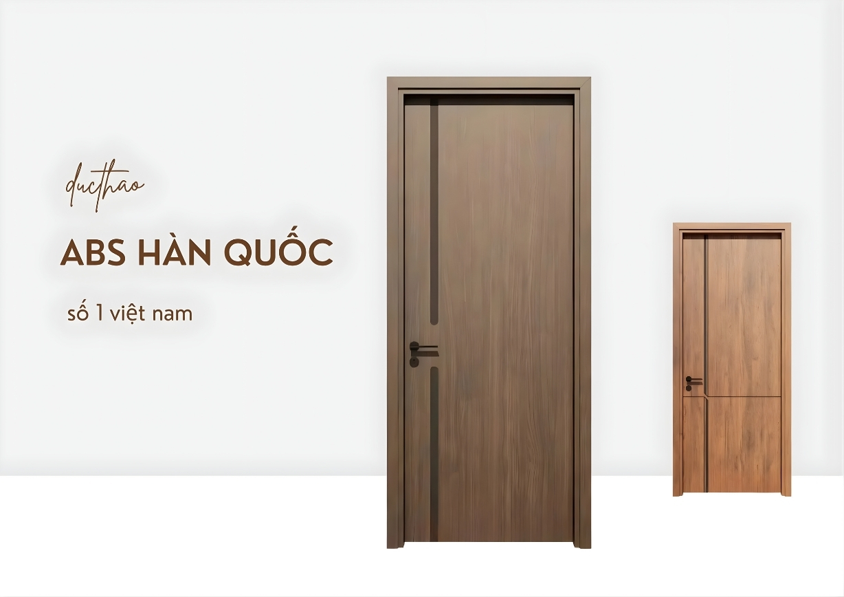 Hình ảnh cửa ABS Hàn Quốc 541 chống ẩm, chống mối mọt
