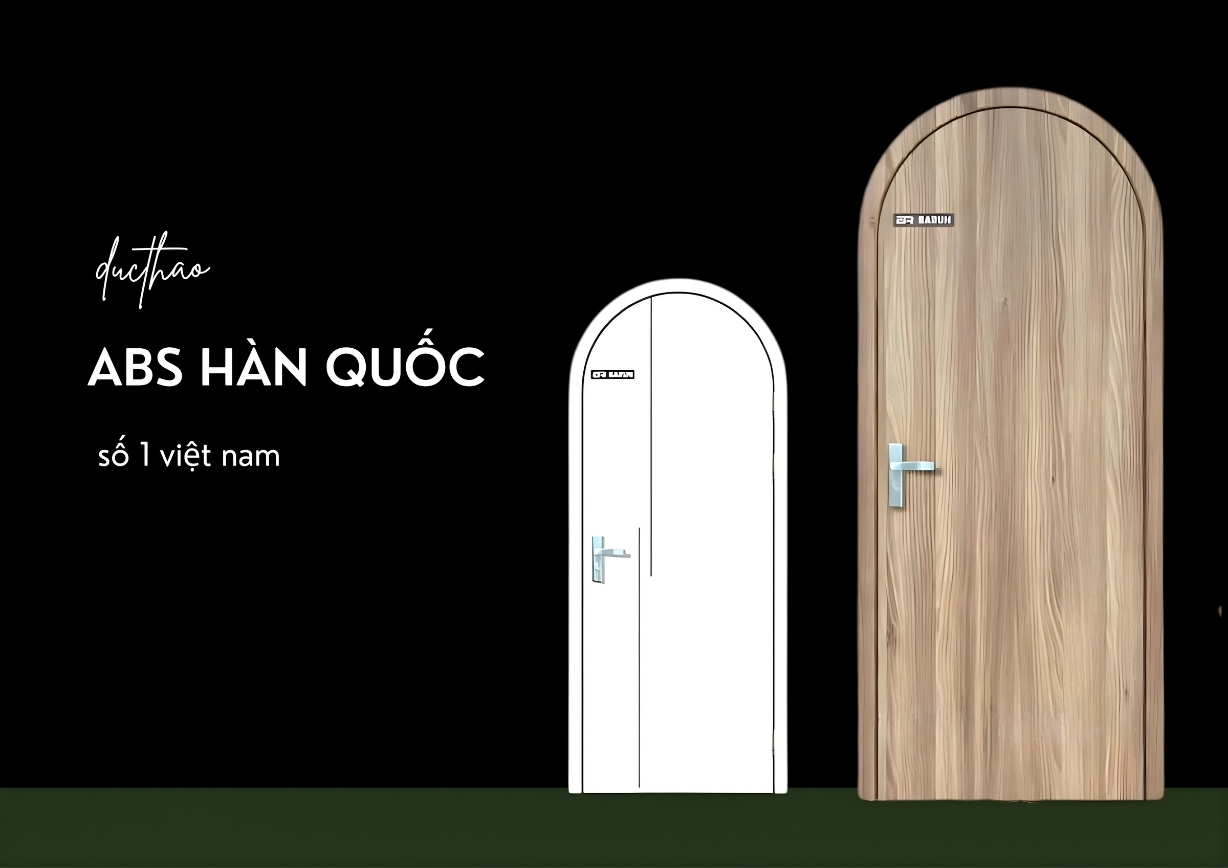 Cửa ABS Hàn Quốc 844 thiết kế hiện đại, sang trọng