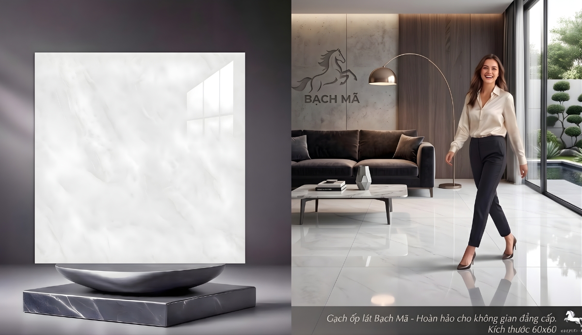 Gạch bạch mã 60x60 sang trọng