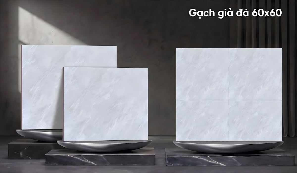 Gạch giả đá 60x60 sang trọng