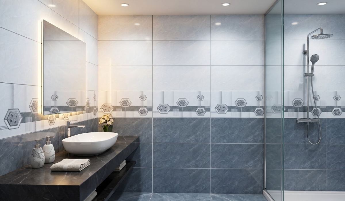 Gạch 30x60 phòng tắm sang trọng