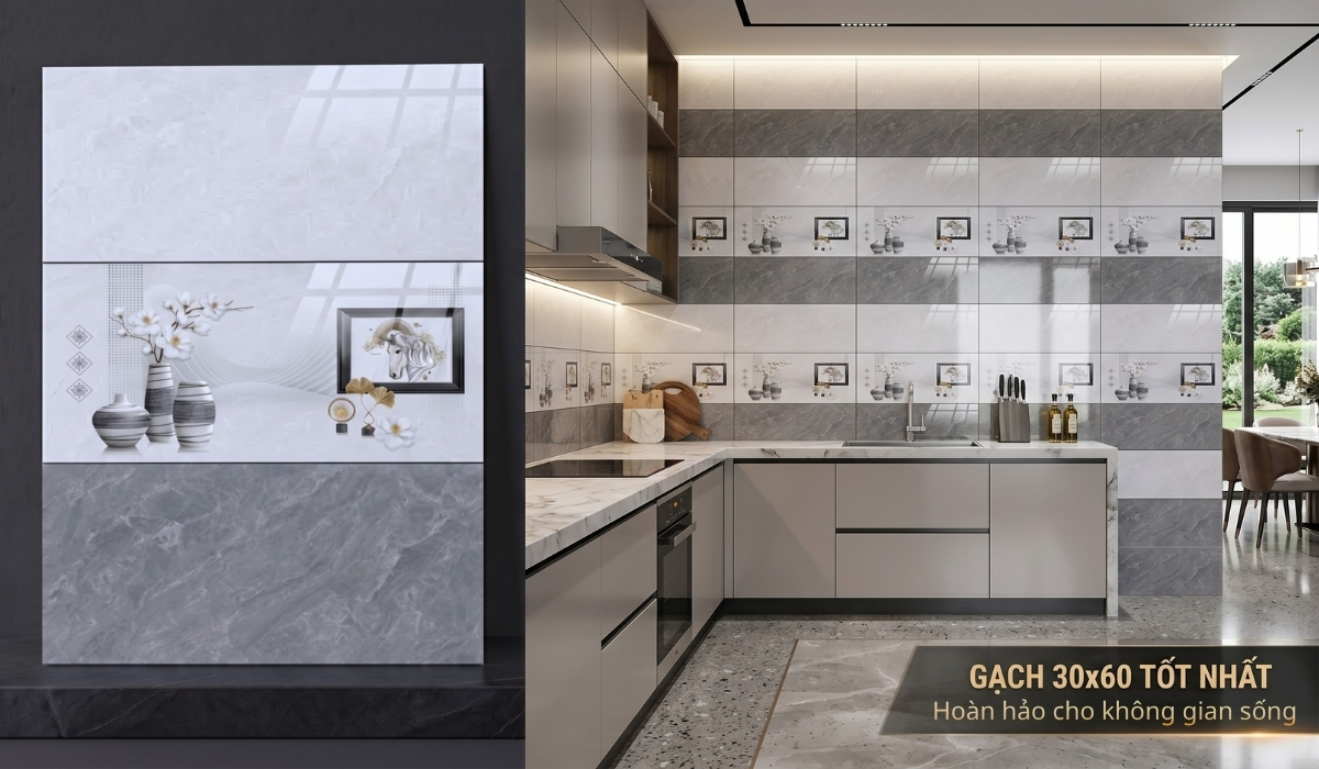 Gạch 30x60 tốt nhất được ưa chuộng hiện nay 