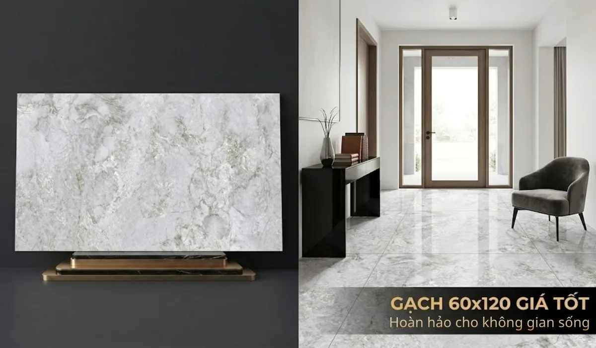 Gạch 60x120 giá tốt sang trọng