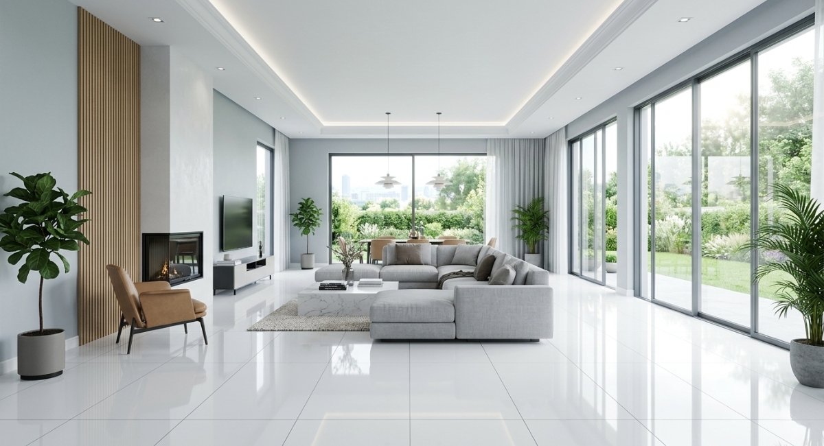 Gạch lát nền 80x80 đẹp và dễ vệ sinh