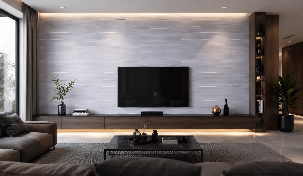 Gạch ốp tường phòng khách 30x60 xu hướng