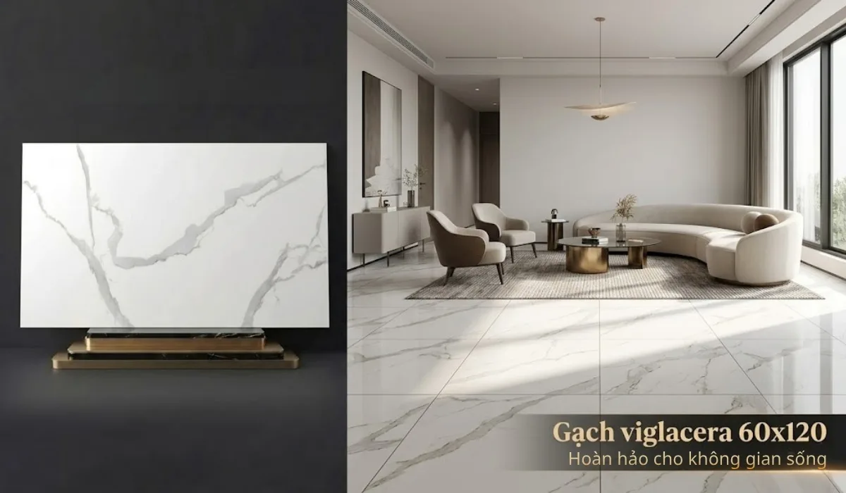 Gạch viglacera 60x120 được ưa chuộng