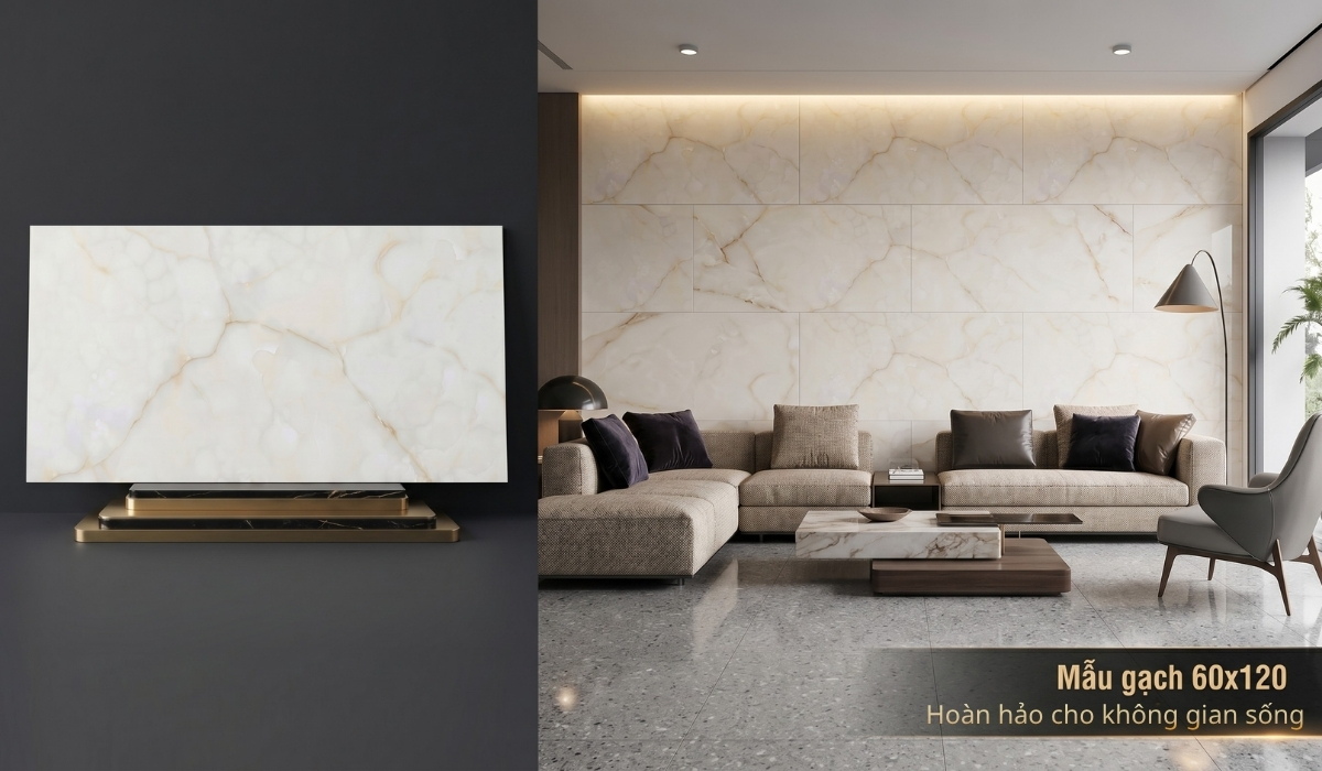 Mẫu gạch 60x120 sang trọng 