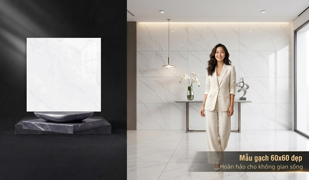 Mẫu gạch 60x60 đẹp sang trọng
