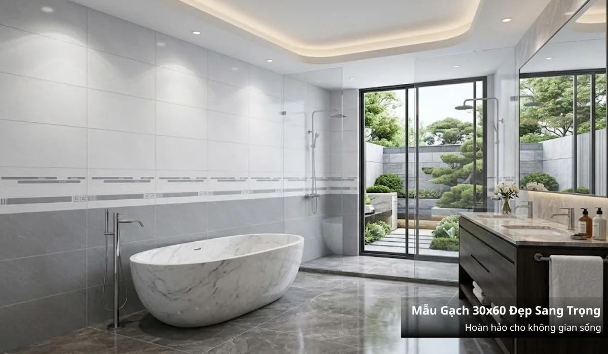 Gạch bạch mã 30x60 được ưa chuộng