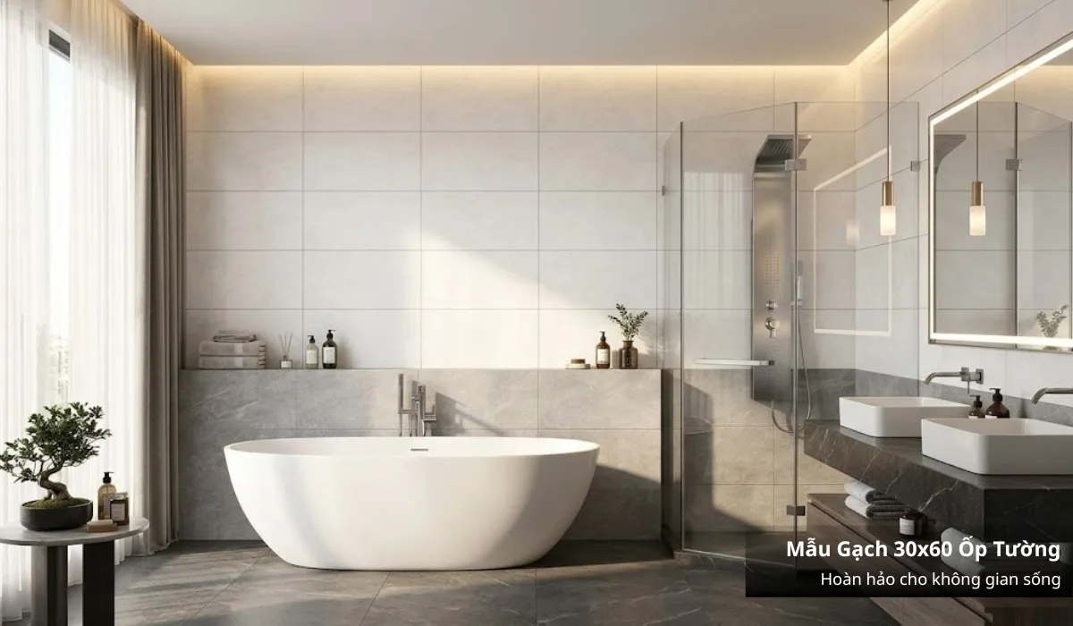 Gạch thạch bàn 30x60 sang trọng