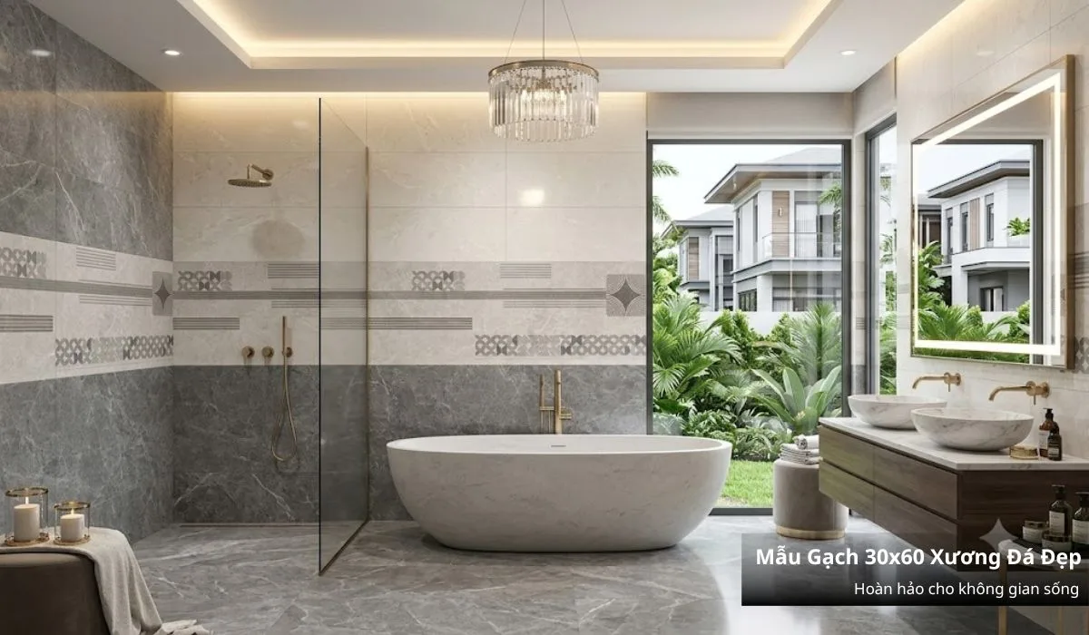 Mẫu gạch 30x60 xương đá đẹp mới nhất hiện nay