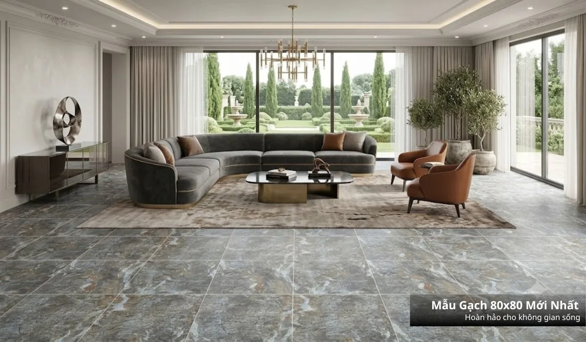 Mẫu gạch lát nền 80x80 catalan sang trọng 