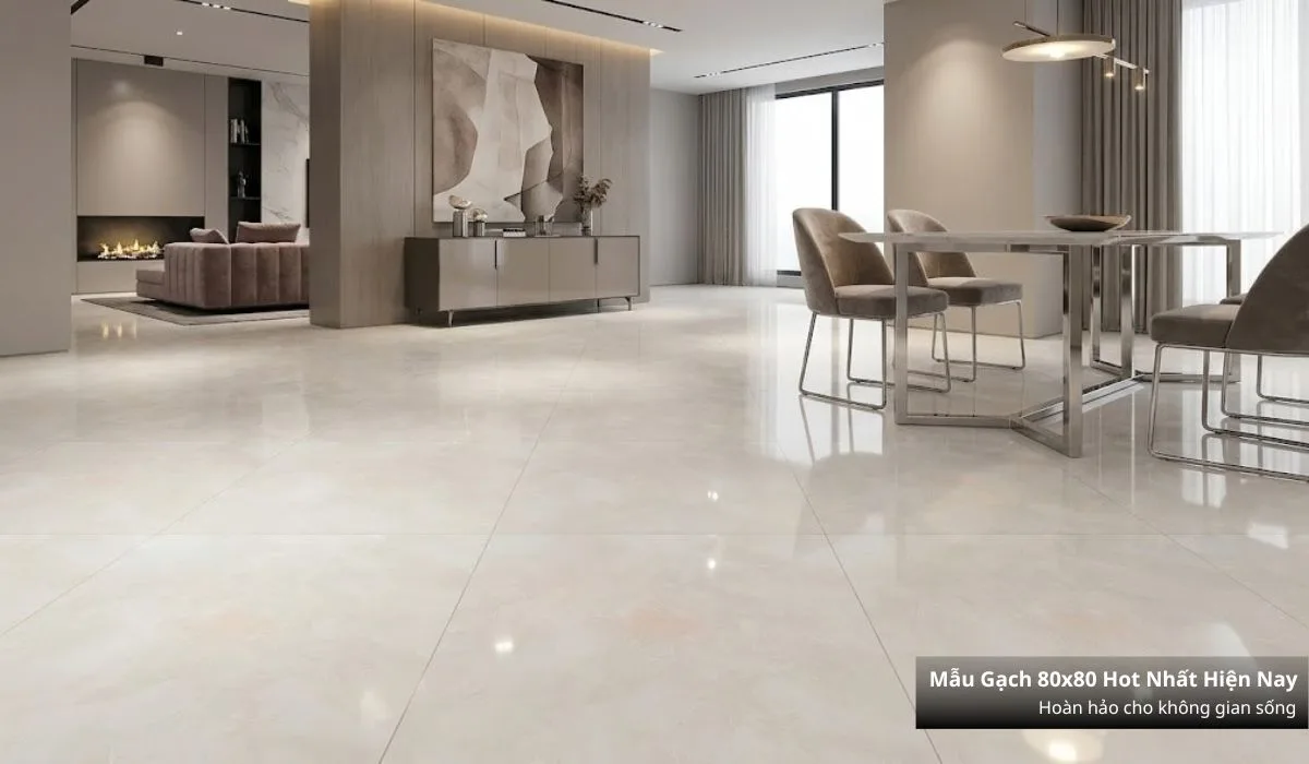 Mẫu gạch lát nền bếp 80x80 đẹp nhất hiện nay 