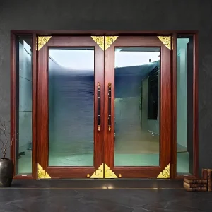Cửa nhôm thuỷ lực 2 cánh mới nhất hiện nay