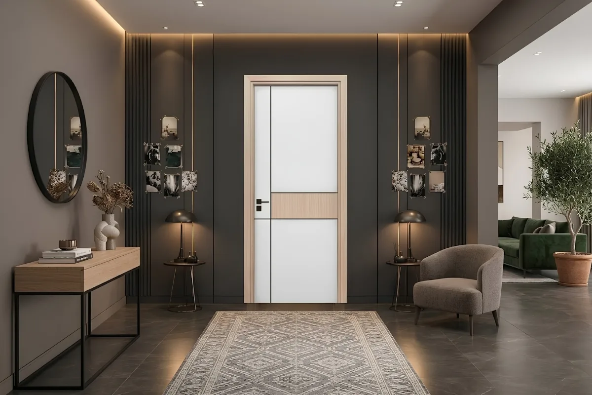 Cửa nhựa composite hiện đại được nhiều người ưa chuộng 
