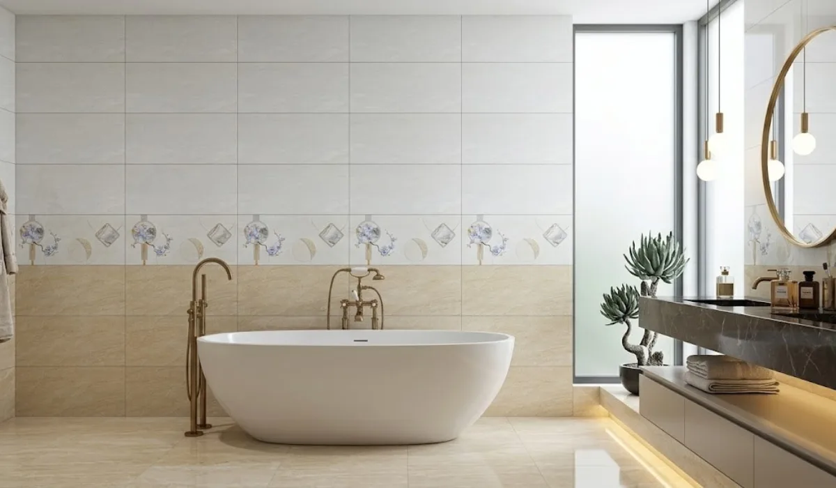 Gạch 30x60 ốp tường phòng tắm tiện nghi