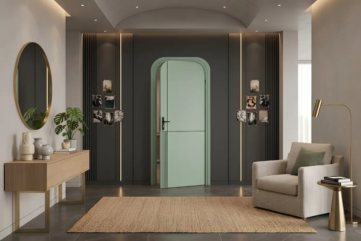 Cửa composite phong cách châu âu xu hướng hiện nay 