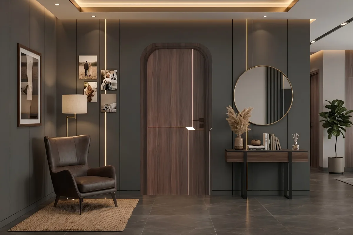 Cửa composite phong cách scandinavian mới nhất hiện nay 
