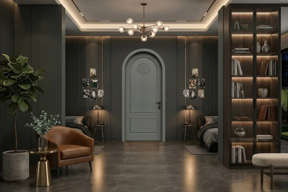 Cửa composite phòng làm việc mới nhất