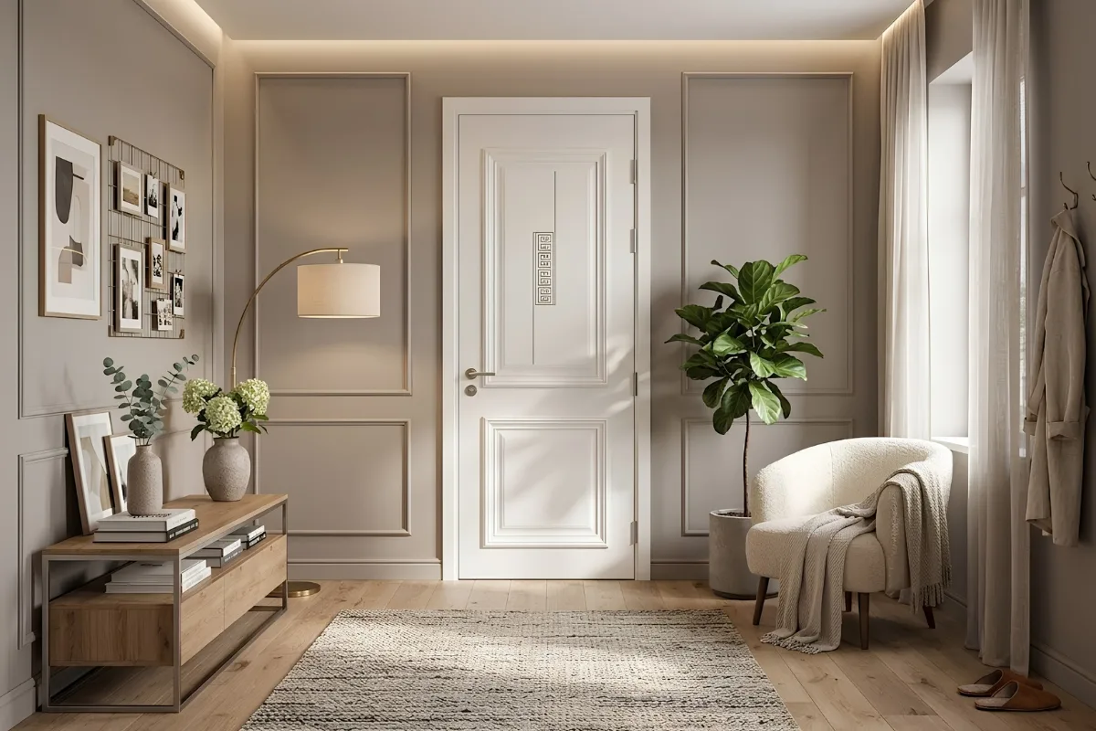 Cửa composite trang trí nổi mới nhất được ưa chuộng 