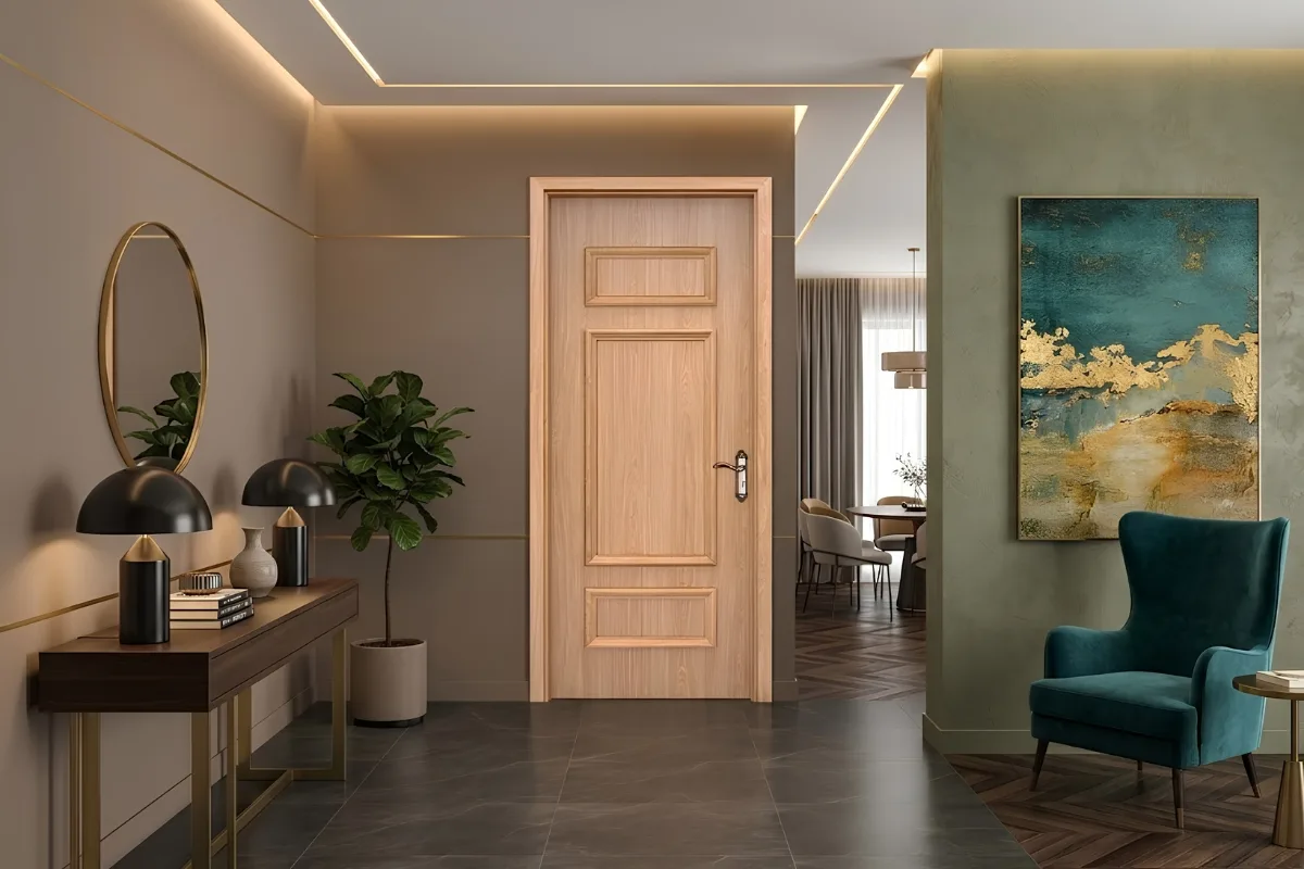 Cửa composite vân gỗ ash được ưa chuộng đẳng cấp 
