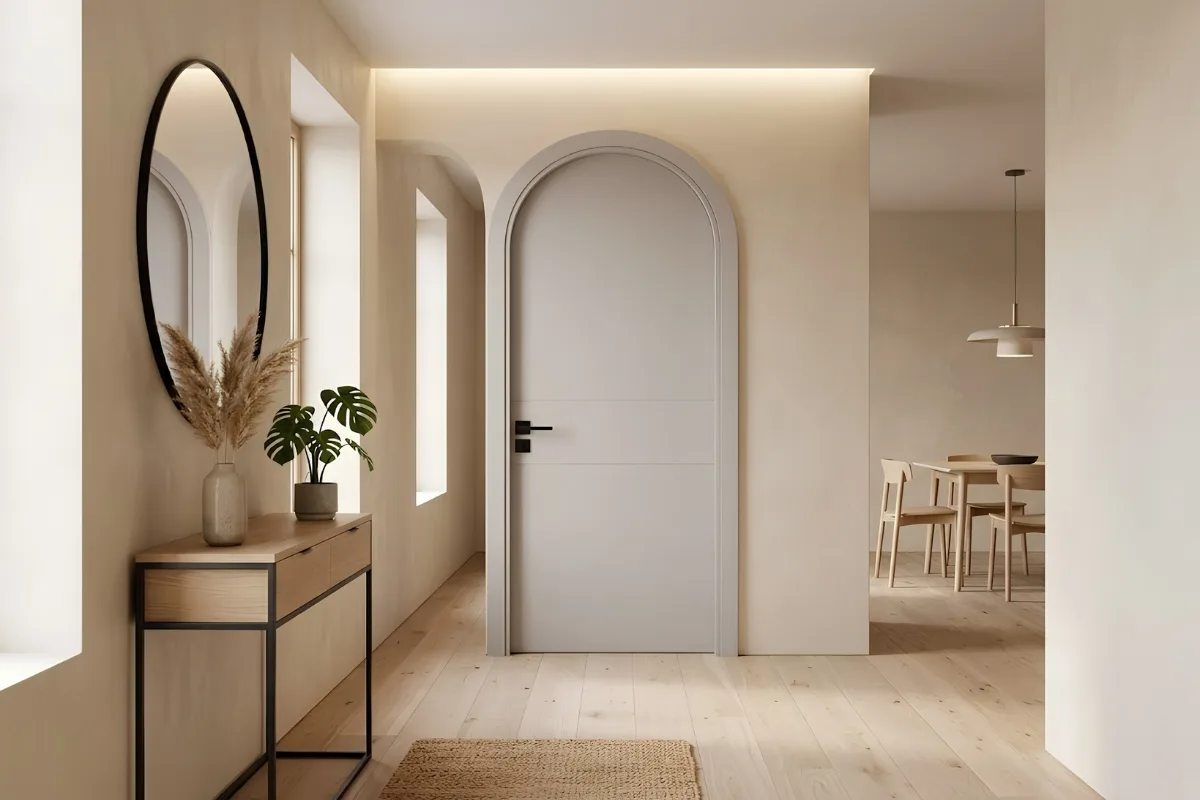 Cửa nhựa composite cửa vòm mới nhất được nhiều người ưa chuộng