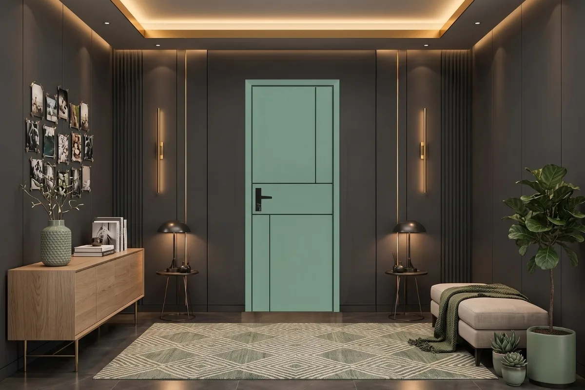 Mẫu cửa nhựa composite đẹp xu hướng 2026